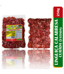 Linguiça Calabresa Curada Fatiada Sem Pimenta 250g - Di Callani