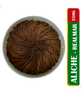 Aliche Realmar Filé De Anchova - Sabor Intenso 550g