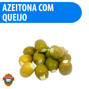 Azeitona Recheada Com Queijo 250g Pirâmide - Qualidade Premium