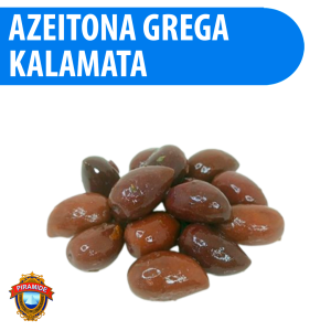 Azeitona Preta Grega Kalamata 250g Pirâmide - Qualidade Premium