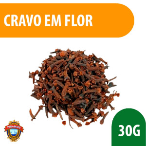 Cravo Em Flor 100% Puro  Pirâmide 30g - Qualidade Premium