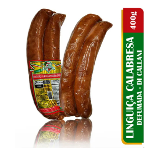 Linguiça Calabresa Defumada com Receita Italiana - 400g Di Callani