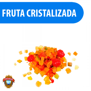 Fruta Cristalizada 100% Puro 250g Pirâmide - Qualidade Premium