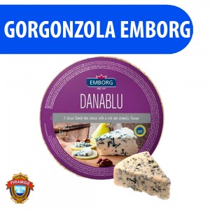 Queijo Gorgonzola Emborg 100% Puro 250g Pirâmide - Qualidade Premium