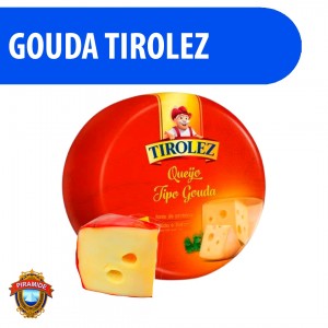 Queijo Gouda Tirolez 100% Puro 300g Pirâmide - Qualidade Premium