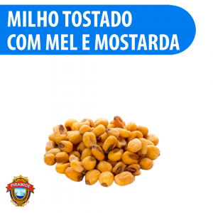 Milho Tostado com Mostarda e Mel 100% puro 250g Pirâmide - Qualidade Premium