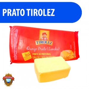 Queijo Prato Tirolez 100% Puro 500g Pirâmide - Qualidade Premium