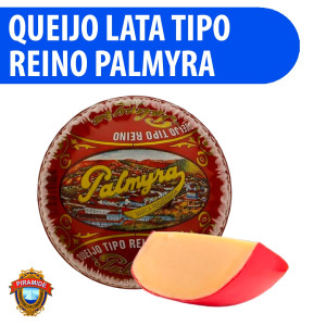 Queijo Tipo Reino Palmyra Lata 100% Puro unidade Pirâmide - Qualidade Premium