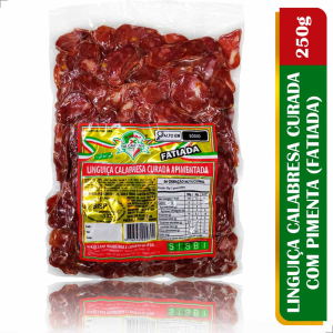  Linguiça Calabresa Curada Fatiada Com Pimenta 250g - Di Callani