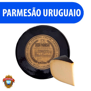 Queijo Parmesão Uruguaio Calcar Meia Peça 3,500kg  - Qualidade Premium
