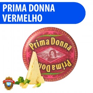 Queijo Prima Donna Vermelho 100% Puro 500g Pirâmide - Qualidade Premium