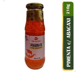Chutney de Pimenta com Abacaxi 210g – Agridoce Tropical
